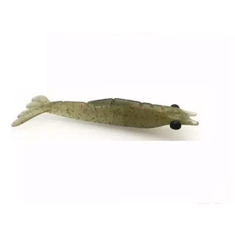 Isca Monster 3x Camarão Ultrasoft 7,5cm 3UN Cor Forest
