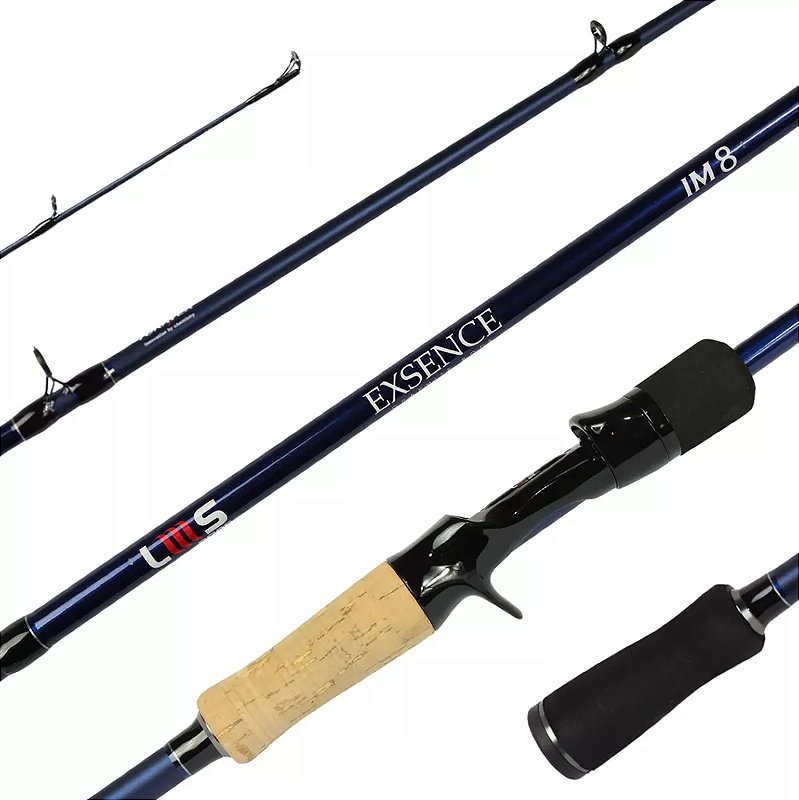 LUMIS EXSENCE BLUE VARA CARRETILHA IM8 173CM 6 17LB INTEIRA