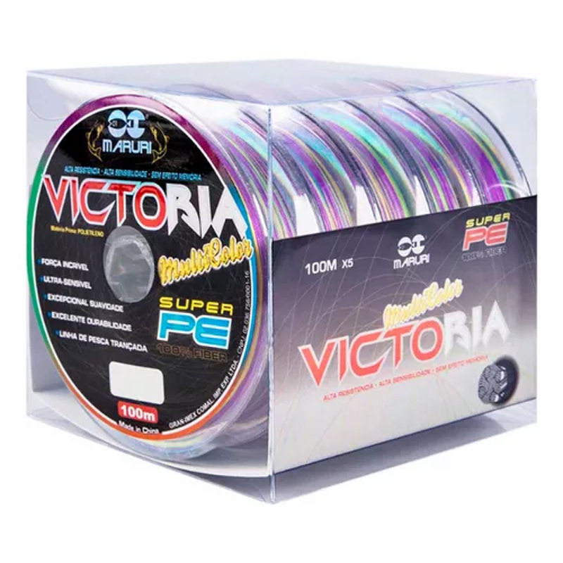 Linha Multifilamento Victoria 8x 0,24mm 26lb 11,8kg  100m
