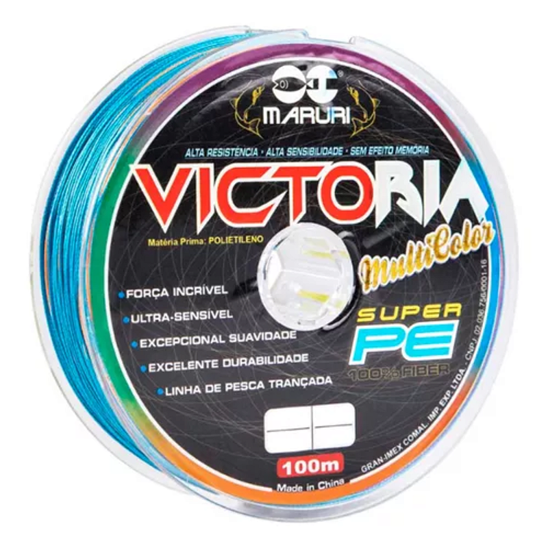 Linha Multifilamento Victoria 8x 0,24mm 26lb 11,8kg  100m