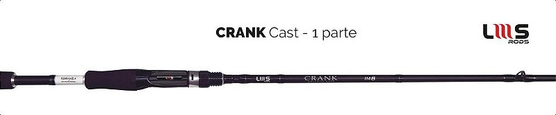 LUMIS CRANK CAST VARA CARRETILHA INT IM8 63 25LB 1.92M