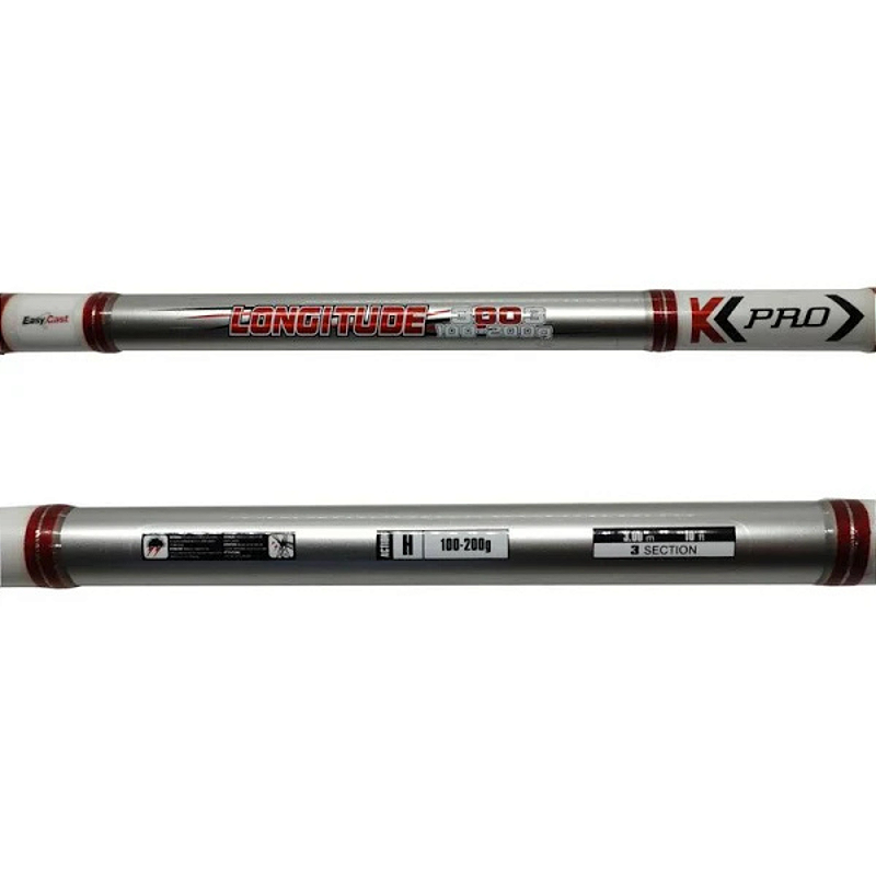 Vara Molinete Longitude K-pro 3,3m 200g Praia 3 Partes 50kg