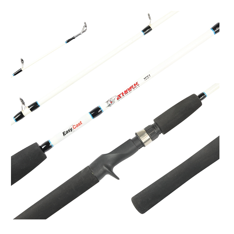 Vara Easy Cast Shak 1.60m - 25lbs - Carretilha - Inteiriça Cor Branco