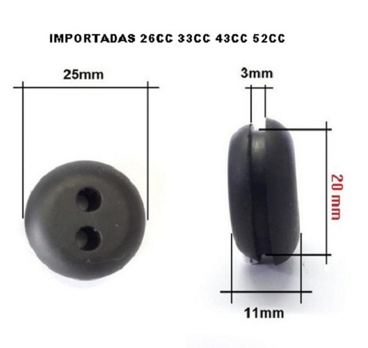 PASSA MANGUEIRA ROÇADEIRA / PERFURADOR DE SOLO 20MM