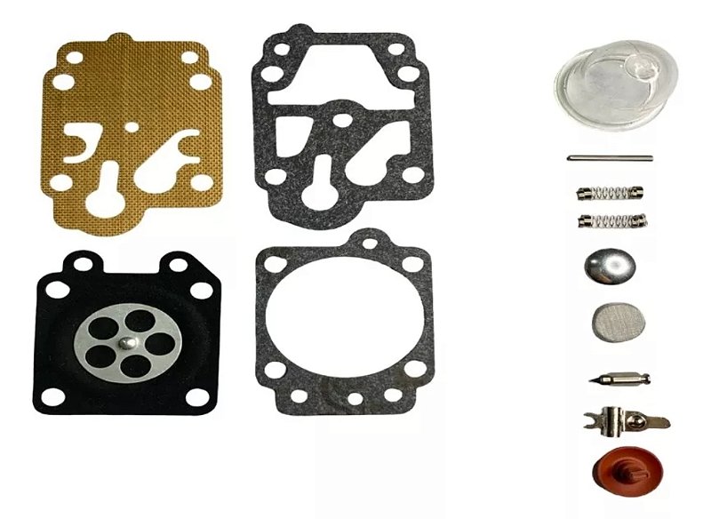 REPARO CARBURADOR CPL C/AGULHA / BULBO / TELA FILTRO.... MODELO WALBRO