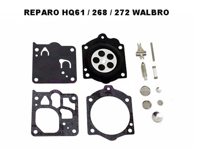 REPARO CARBURADOR MOTOSSERRA HUSQVARNA 61 /268 / 272 WALBRO