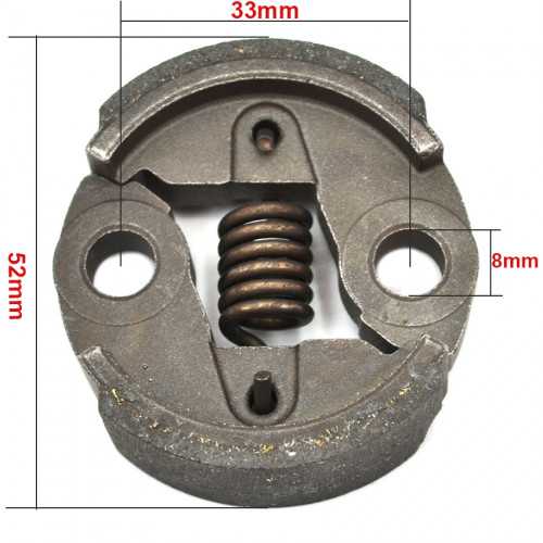 EMBREAGEM COM PARAFUSOS E ARRUELAS ROÇADEIRA 26CC HUSQVARNA 226 / NAKASHI TU26 - 270N / SHINDAIWA C230 / KAWASHIMA 2600....