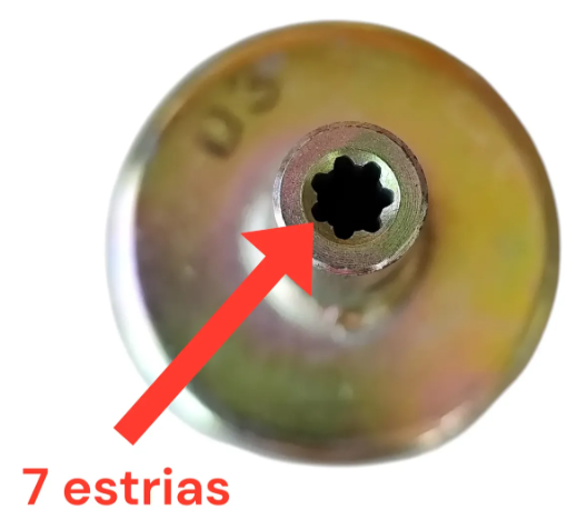 TAMBOR DE EMBREAGEM IMPORTADAS 26CC X 7 ESTRIAS