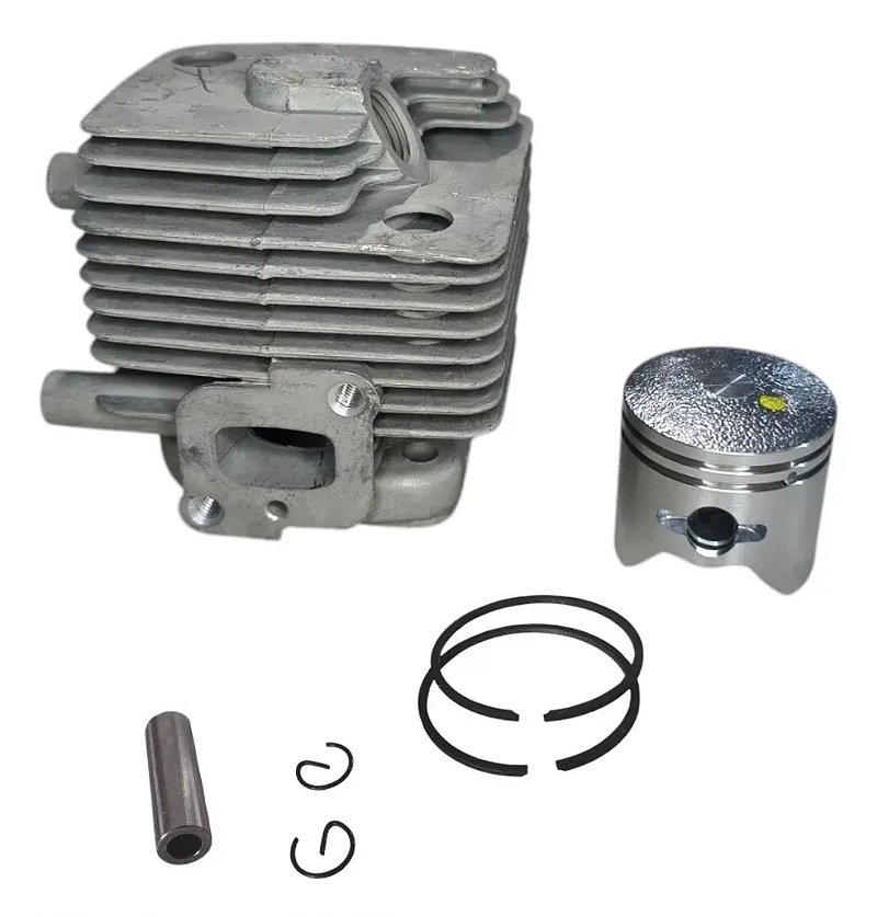 KIT CILINDRO 34MM SOPRADOR 26CC BRANCO / GARTHEN / CARBON FAK / LMX ....