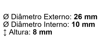 ROLAMENTO 6000 2RS/C3 GBR/GTOP
