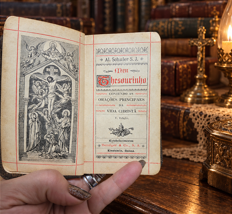 Meu thesourinho, de al. schuler s.j., devocionário católico, 5ª edição, benziger & co., suíça.