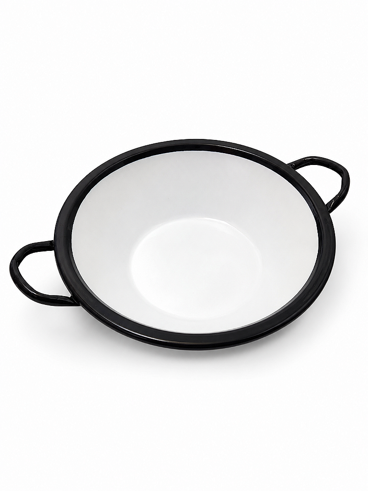 Tacho Esmaltado 4 litros e Escumadeira Para Frituras