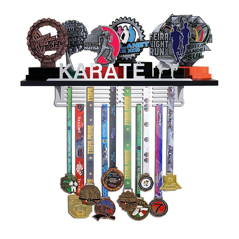 Porta Troféus e Medalhas Karatê