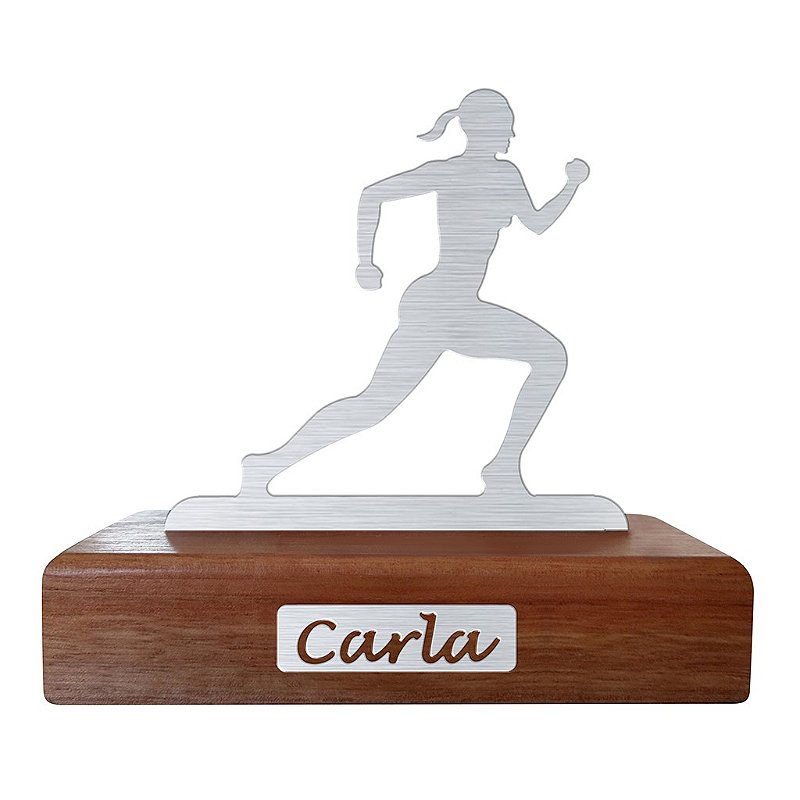 Troféu Decor Personalizado Com Nome e Esporte