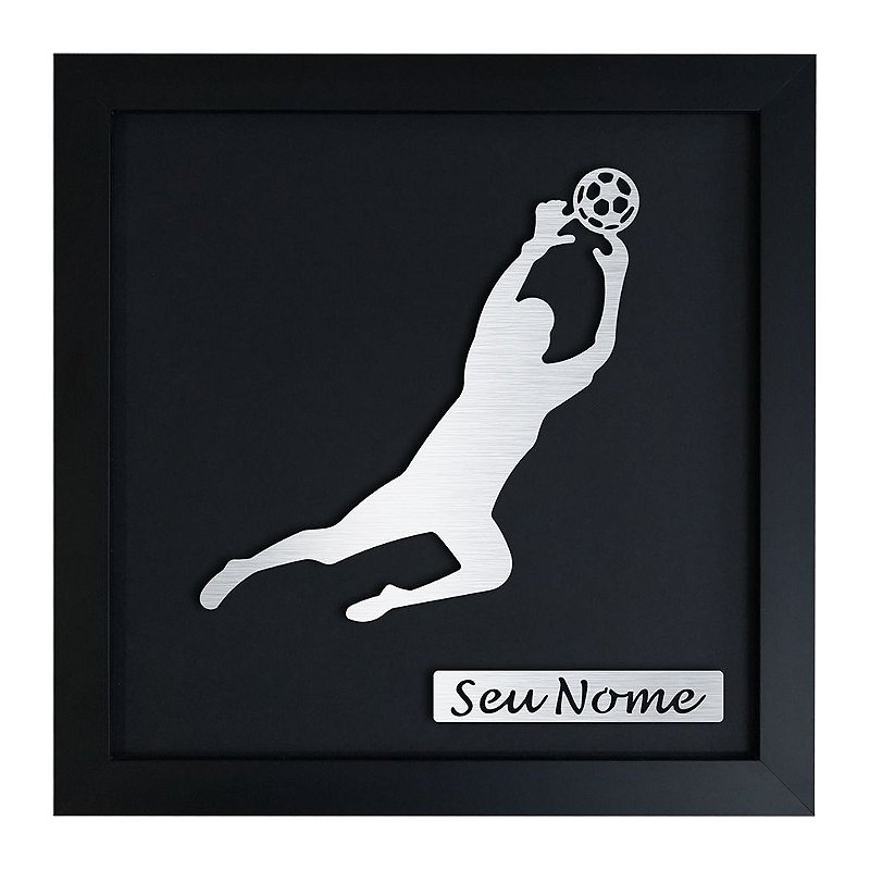 Quadro Decorativo de Goleiro Personalizado