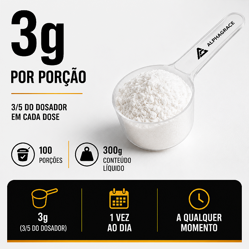 Creatina Monohidratada 300g 100% Pura Alto Desempenho