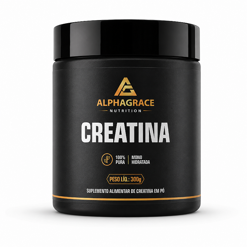 Creatina Monohidratada 300g 100% Pura Alto Desempenho