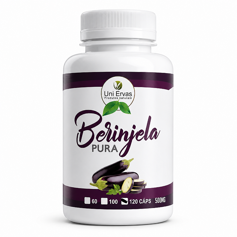 Berinjela Pura 120 Cápsulas 500mg