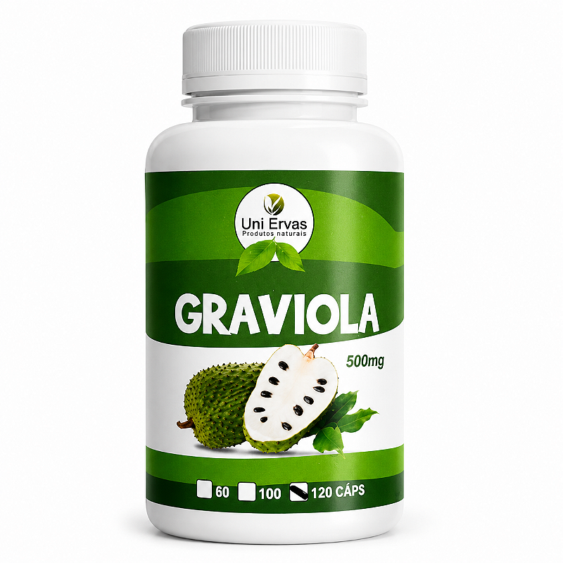 Graviola 120 Cápsulas 500mg