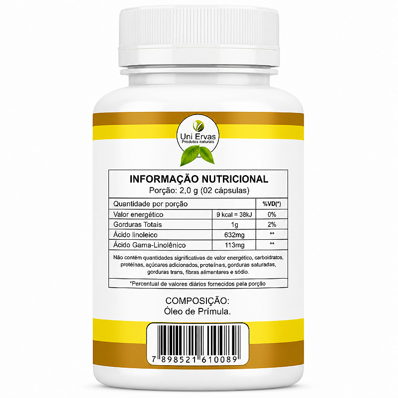 Oleo de Primula 120 Capsulas 500mg