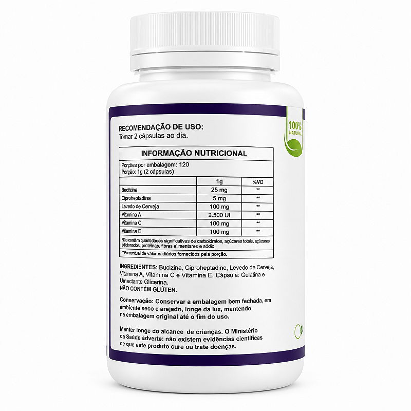 Apeti Plus 500mg 120 Cápsulas