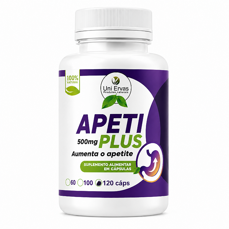 Apeti Plus 500mg 120 Cápsulas