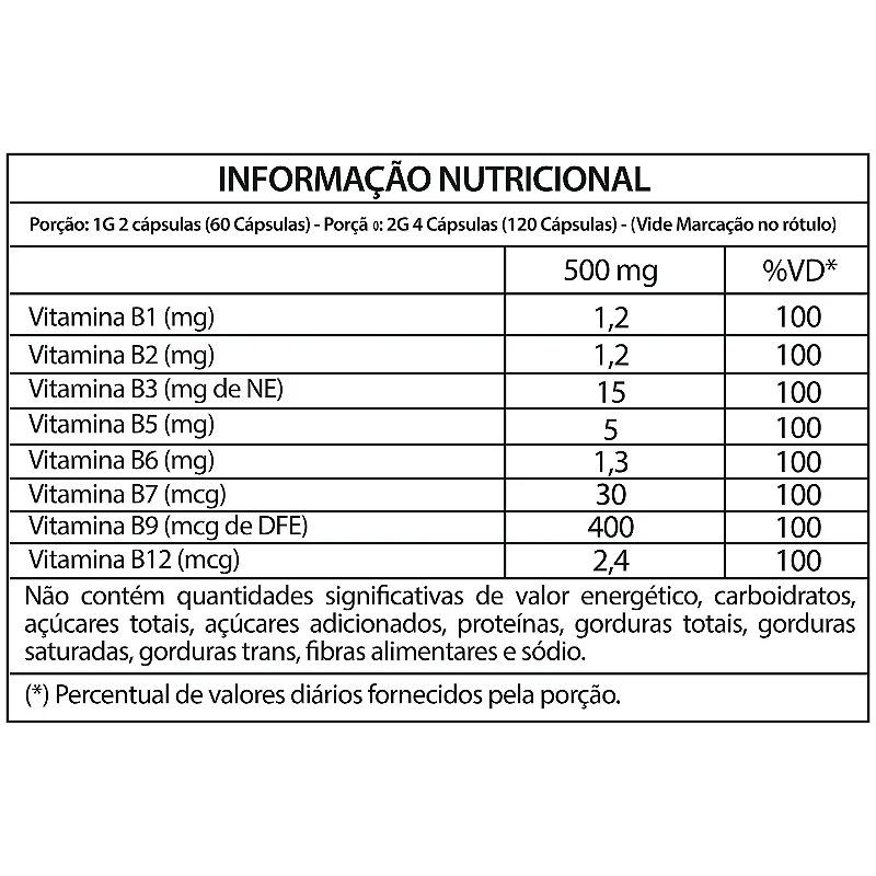 Vitamina B12 - 60 Capsulas - Nativ
