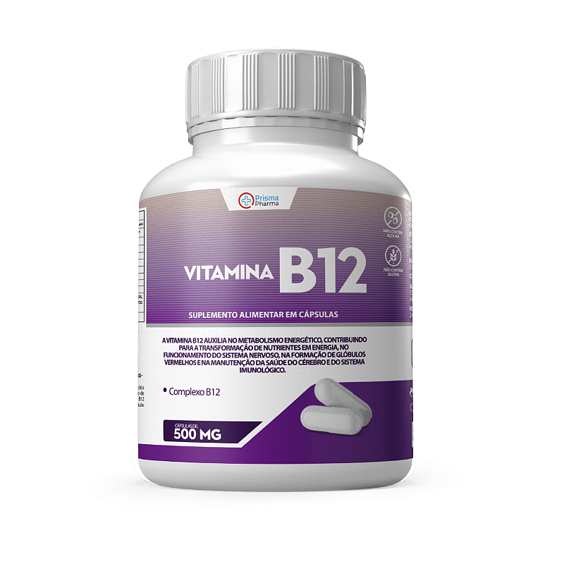 Vitamina B12 - 60 Capsulas - Nativ