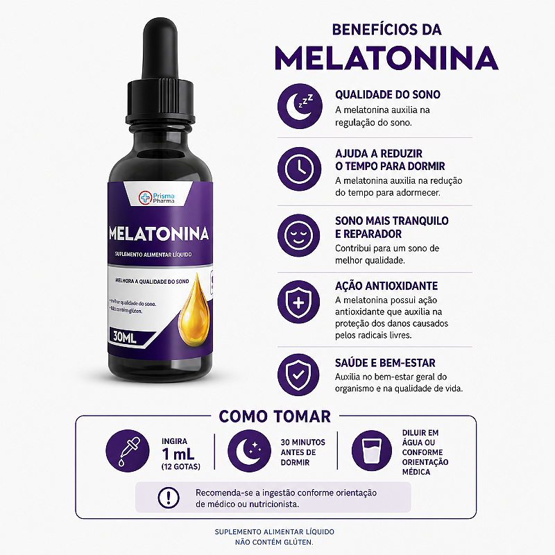 MELATONINA GOTAS 30 ML - Nativ