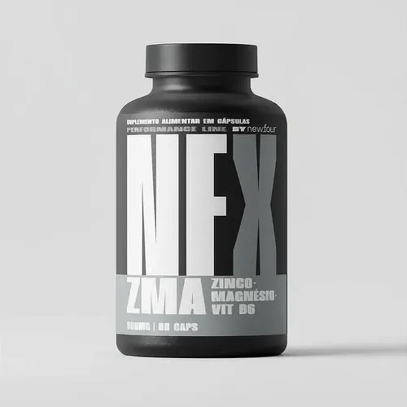 Zma Zinco Magnésio Vitamina B6 500 Mg 60 Caps New Four