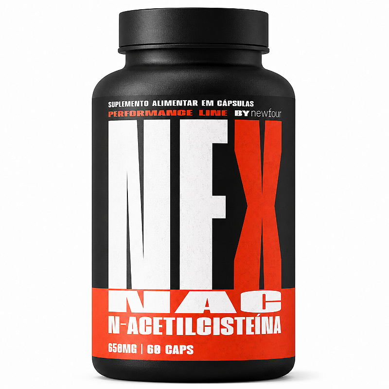 Nac N Acetilcisteina 650 Mg 60 Caps New Four