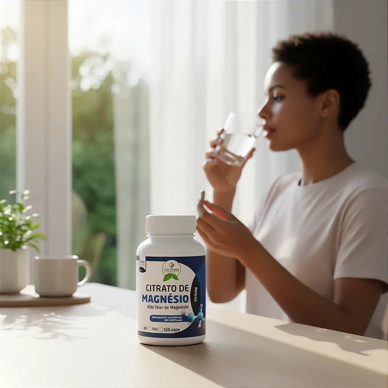 Citrato de Potássio 500 Mg 120 Capsulas Sem Sabor