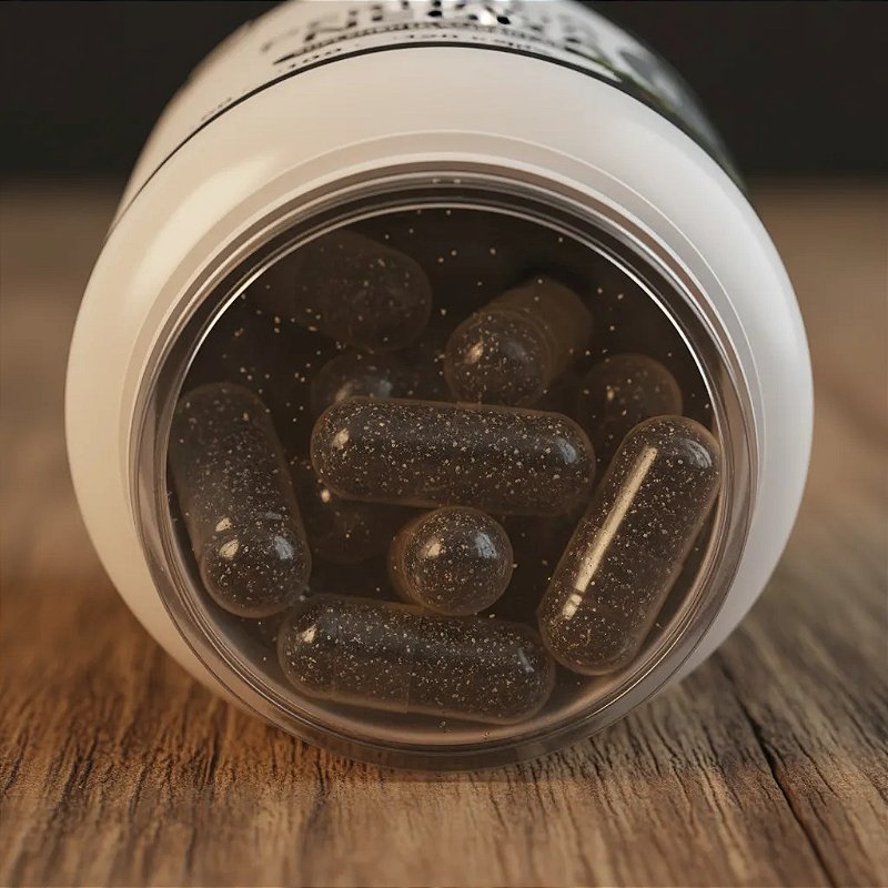 Maca Peruana Negra 500mg 120 Capsulas Uniervas Sem Sabor