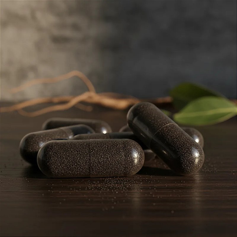 Maca Peruana Negra 500mg 120 Capsulas Uniervas Sem Sabor