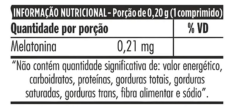 Melatonina - Matéria Prima - Extra Forte - 200 Cáps Maracujá Maracujá