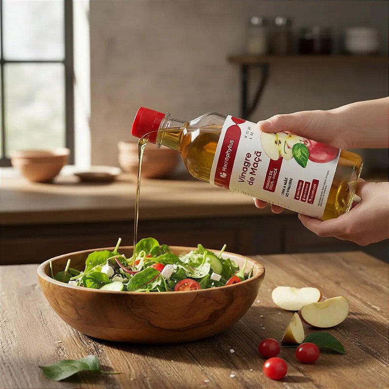 Vinagre De Maça Com 5,5% De Acidez 530 Ml - Macrophytus