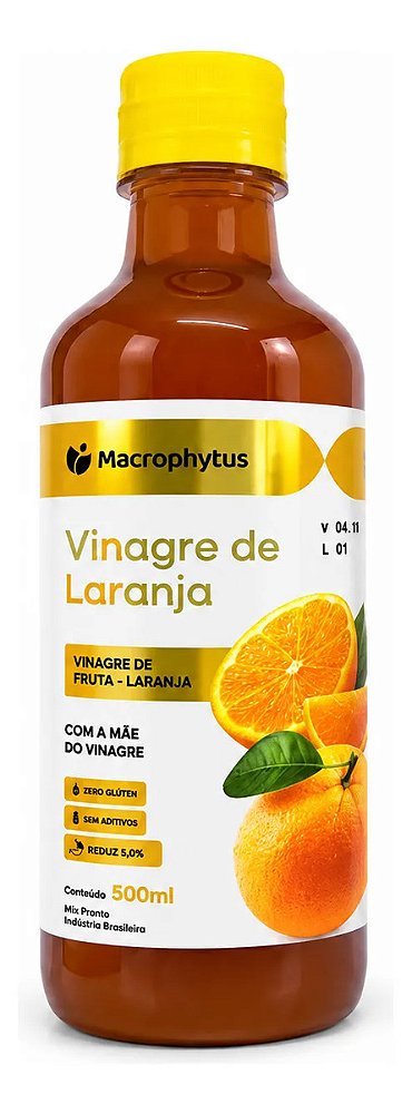 Vinagre De Laranja 5,0% Acidez 530ml