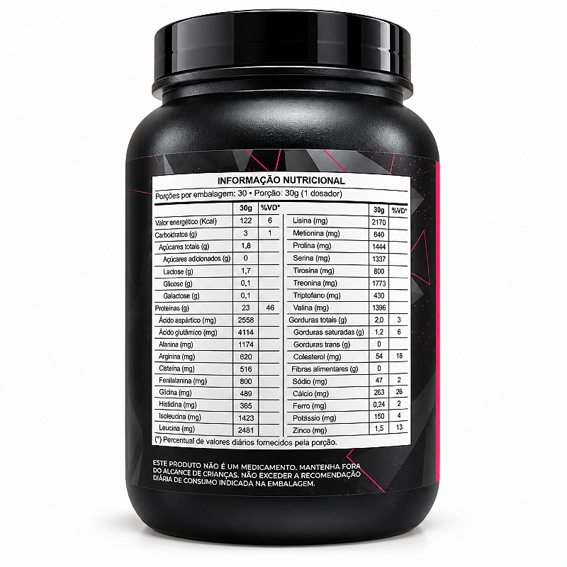 Whey Protein Intense 900g Sabor Cheesecake de Morango