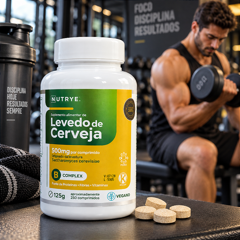 Suplemento de Levedo de Cerveja 125g 500mg