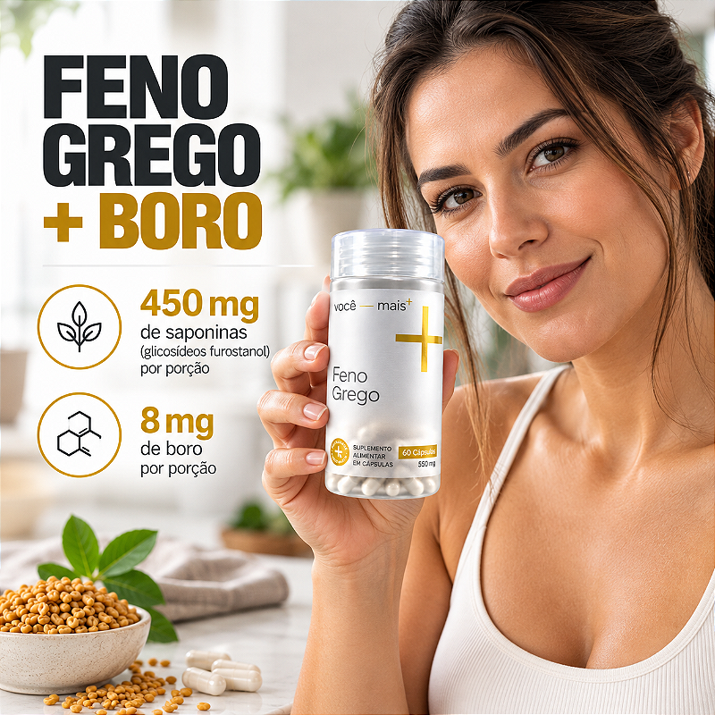 Feno Grego 550mg 60 Cápsulas