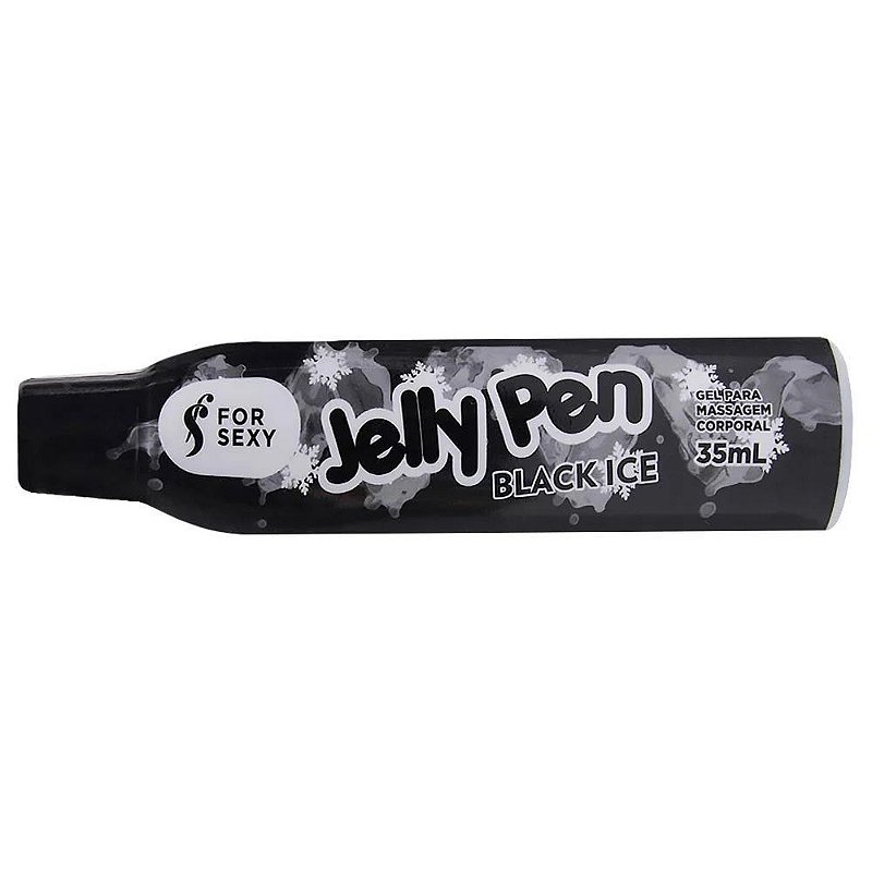 FORSEXY JELLY PEN - CANETA COMESTÍVEL - SABOR BLACK ICE - 35ML