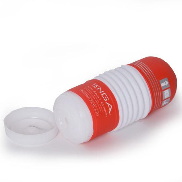 TENGA ROLLING HEAD CUP - MASTURBADOR SIMULA A POSIÇÃO "ELA CAVALGANDO"