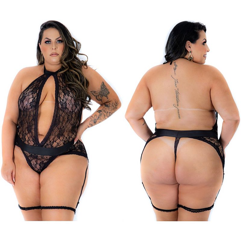 BODY GOSTOSONA PLUS COR PRETA