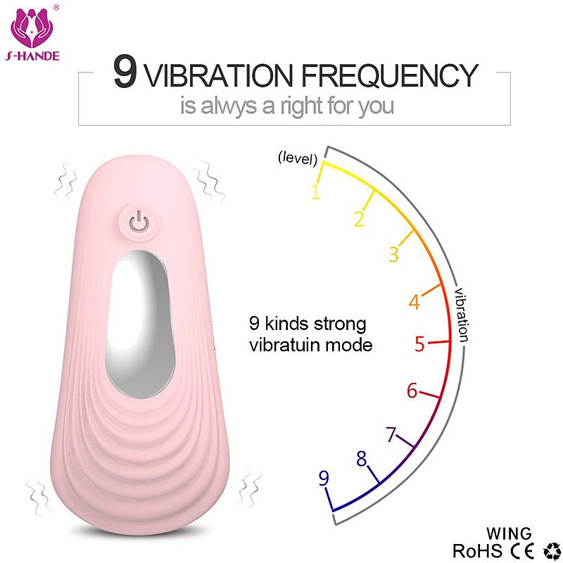 S-HANDE WING - VIBRADOR PARA CALCINHA RECARREGÁVEL COM CONTROLE REMOTO SEM FIO E 9 MODOS DE VIBRAÇÕES 9,5 X 4,3 CM