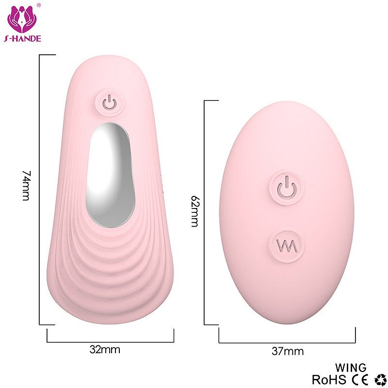 S-HANDE WING - VIBRADOR PARA CALCINHA RECARREGÁVEL COM CONTROLE REMOTO SEM FIO E 9 MODOS DE VIBRAÇÕES 9,5 X 4,3 CM