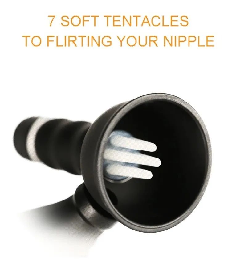 Vibrating Nipple Suckers - ESTIMULADORES DE MAMILOS POR SUCÇÃO MANUAL - 9 X 8 CM