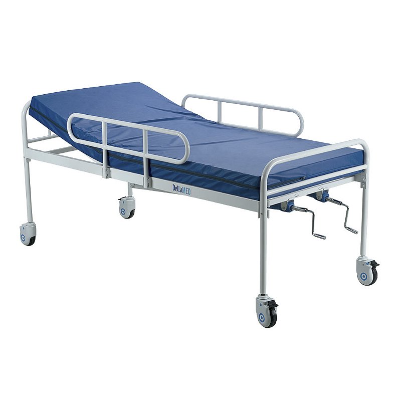 Cama Hospitalar 2 Movimentos Manual Até 180kg DX2 - Dellamed