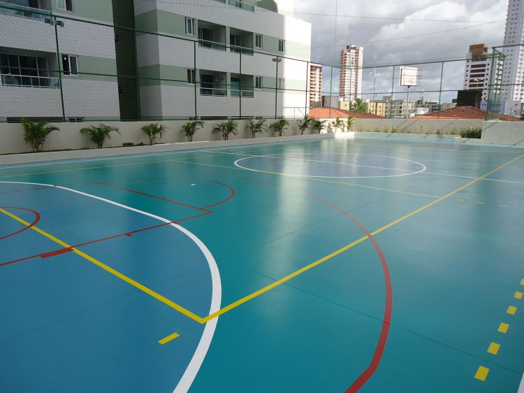 REFORMAS QUADRAS ESPORTIVAS, PINTURA PISOS ESPORTIVOS, ALAMBRADOS PARA QUADRAS.