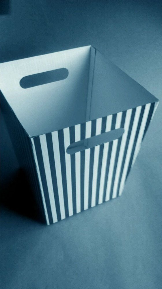 CESTO DE LIXO APPS (PAPELÃO) KRAFT PLASTIFICADO
