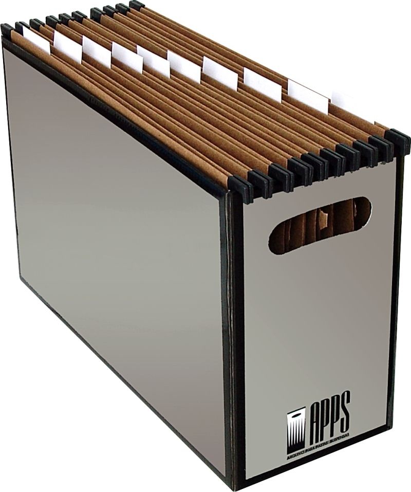 CAIXA ARQUIVO APPS AVULSA (PAPELÃO) SEM CONTER AS PASTAS SUSPENSAS INTERNAS